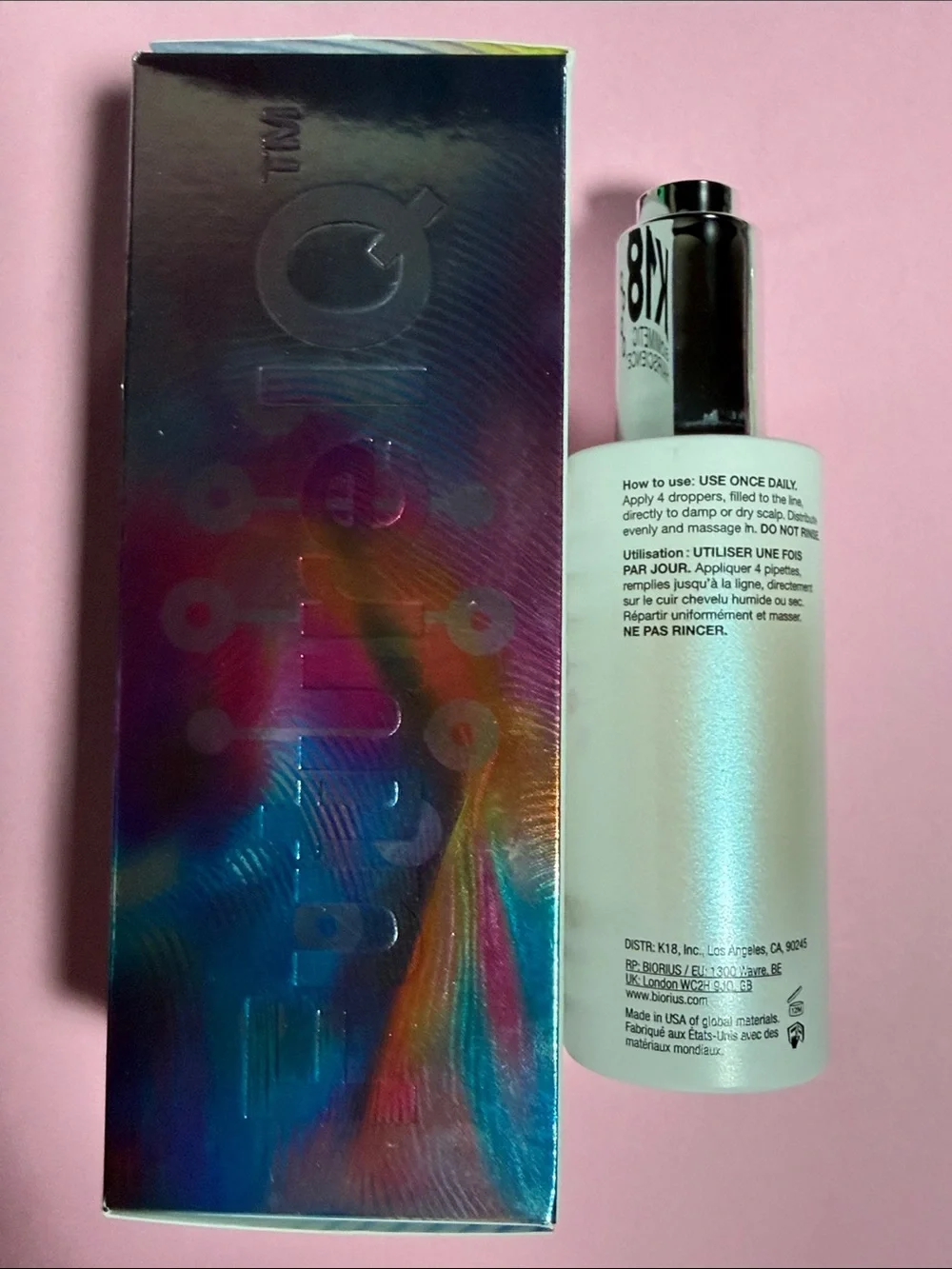 K18 FutureIQ Biomimetic Hair Longevity Serum 90ml/3.04flozliq.
